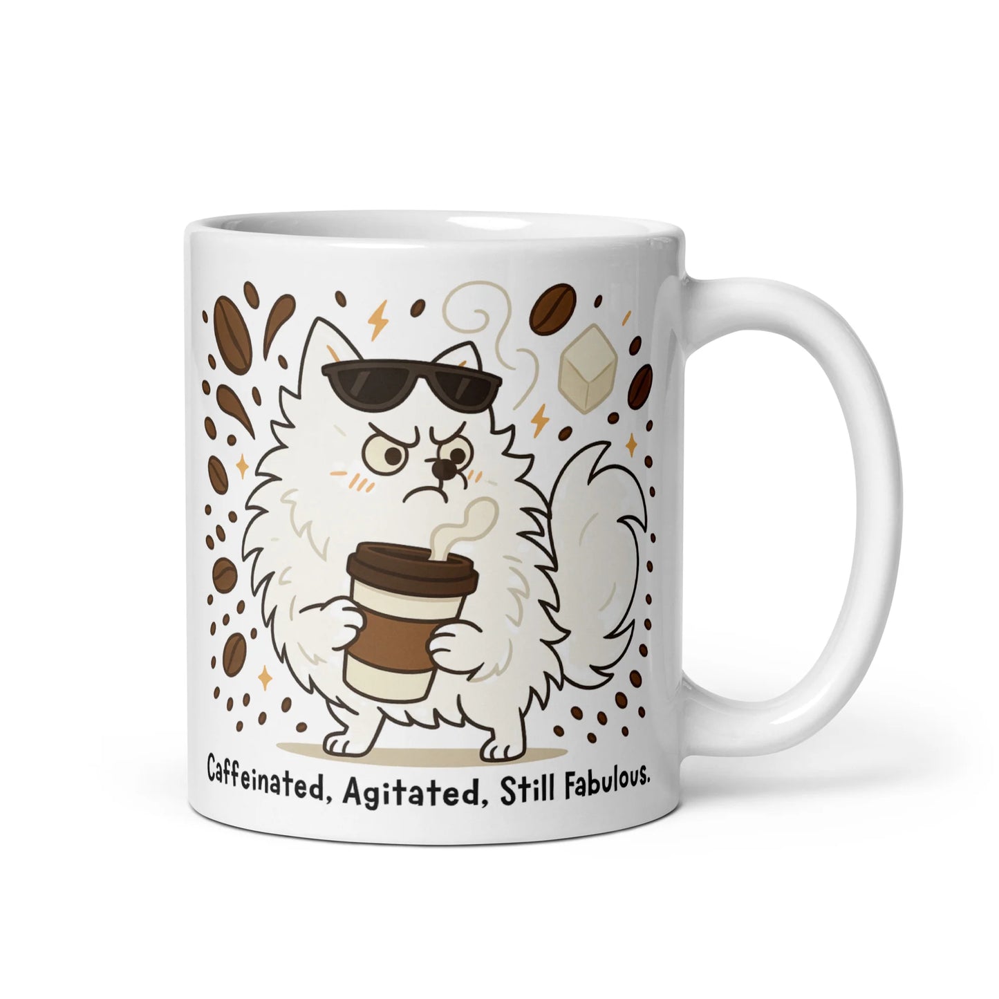 Pomeranian – Caffeinated, Agitated, Still Fabulous