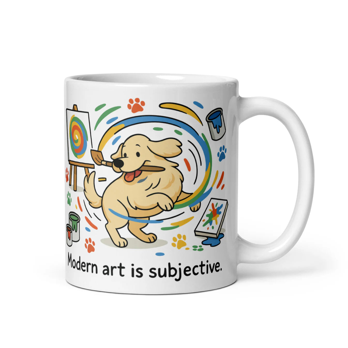 Golden Retriever – Modern Art is Subjective