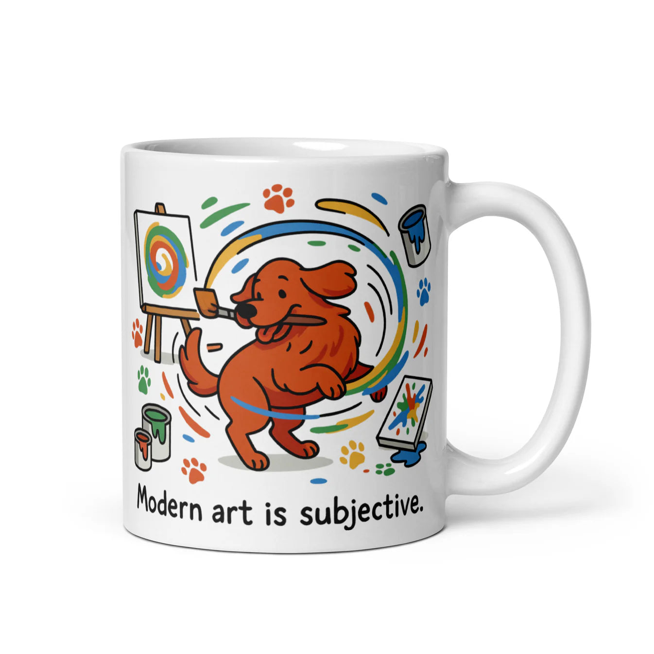 Golden Retriever – Modern Art is Subjective
