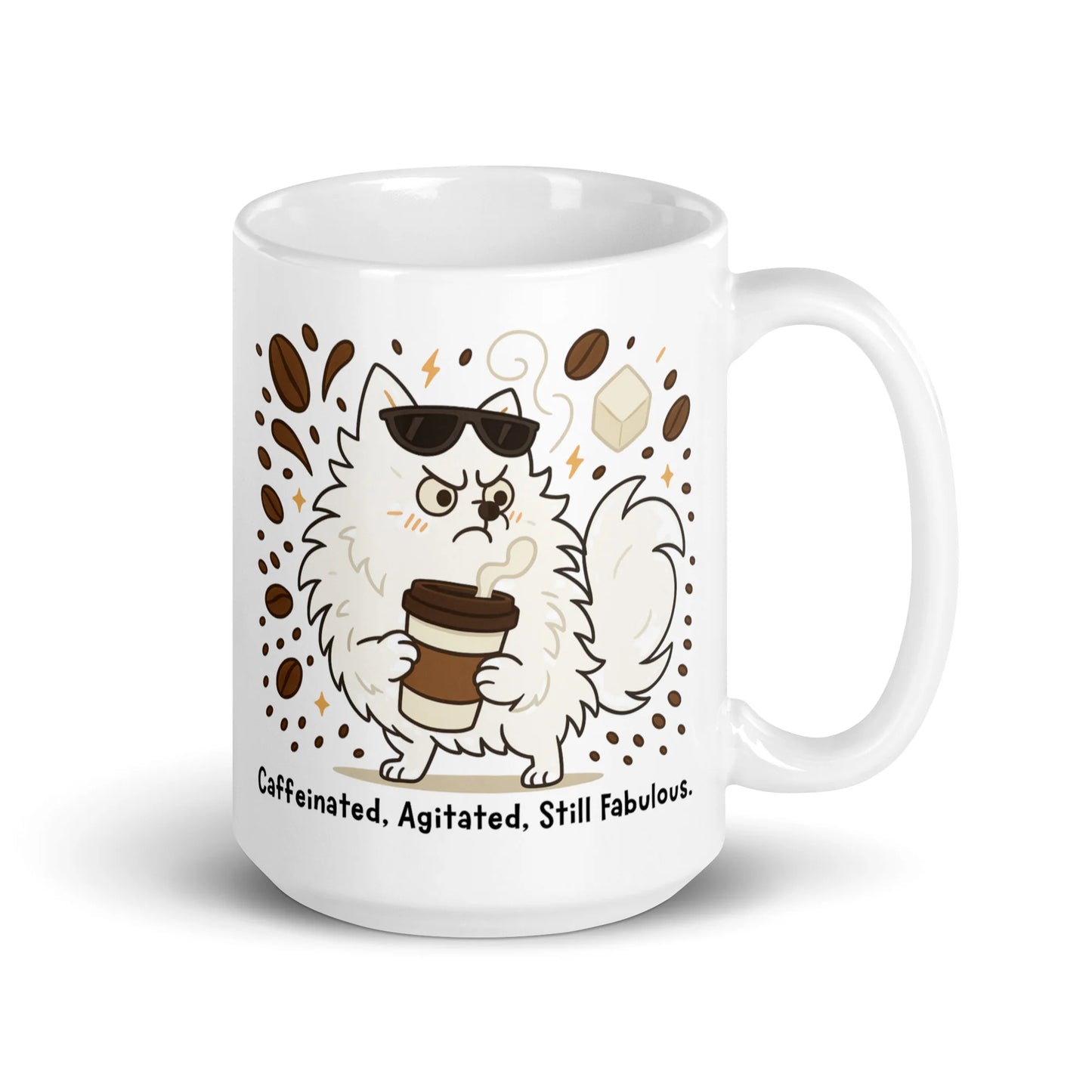 Pomeranian – Caffeinated, Agitated, Still Fabulous