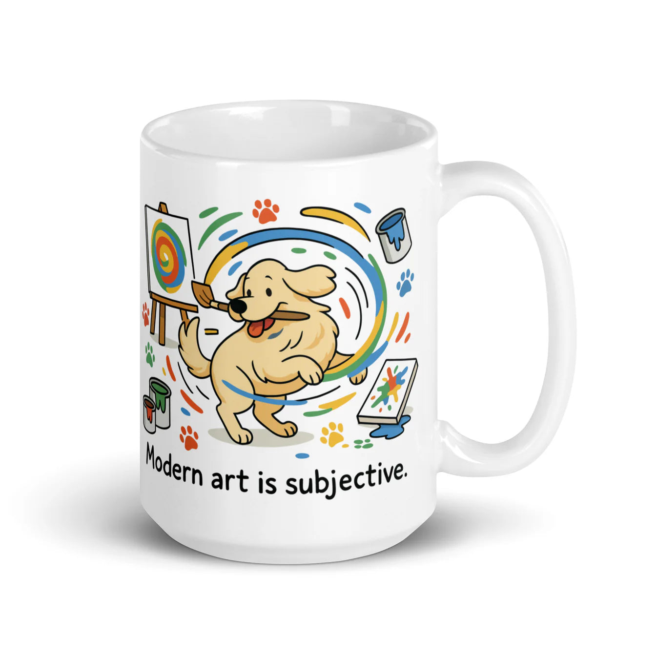 Golden Retriever – Modern Art is Subjective