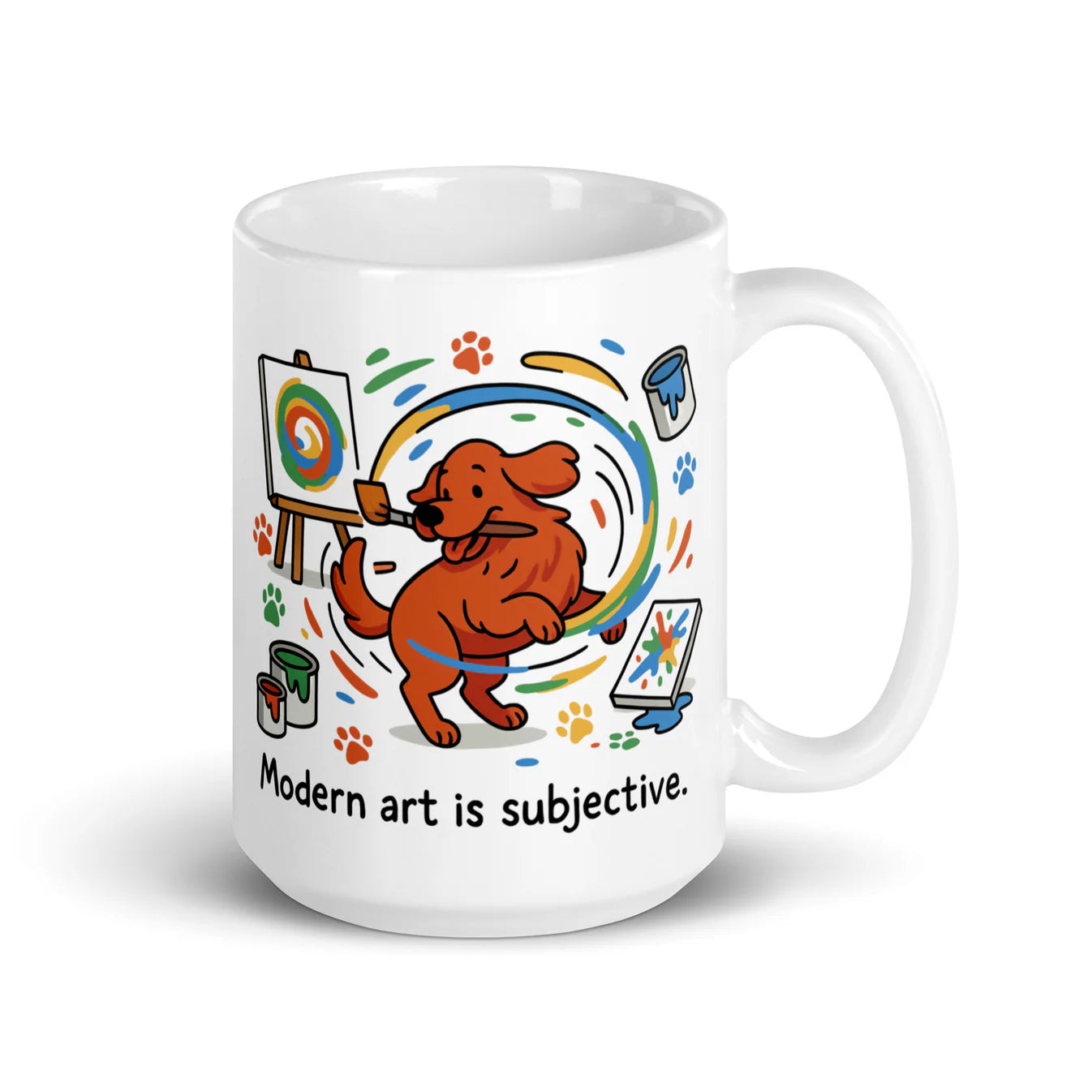 Golden Retriever – Modern Art is Subjective