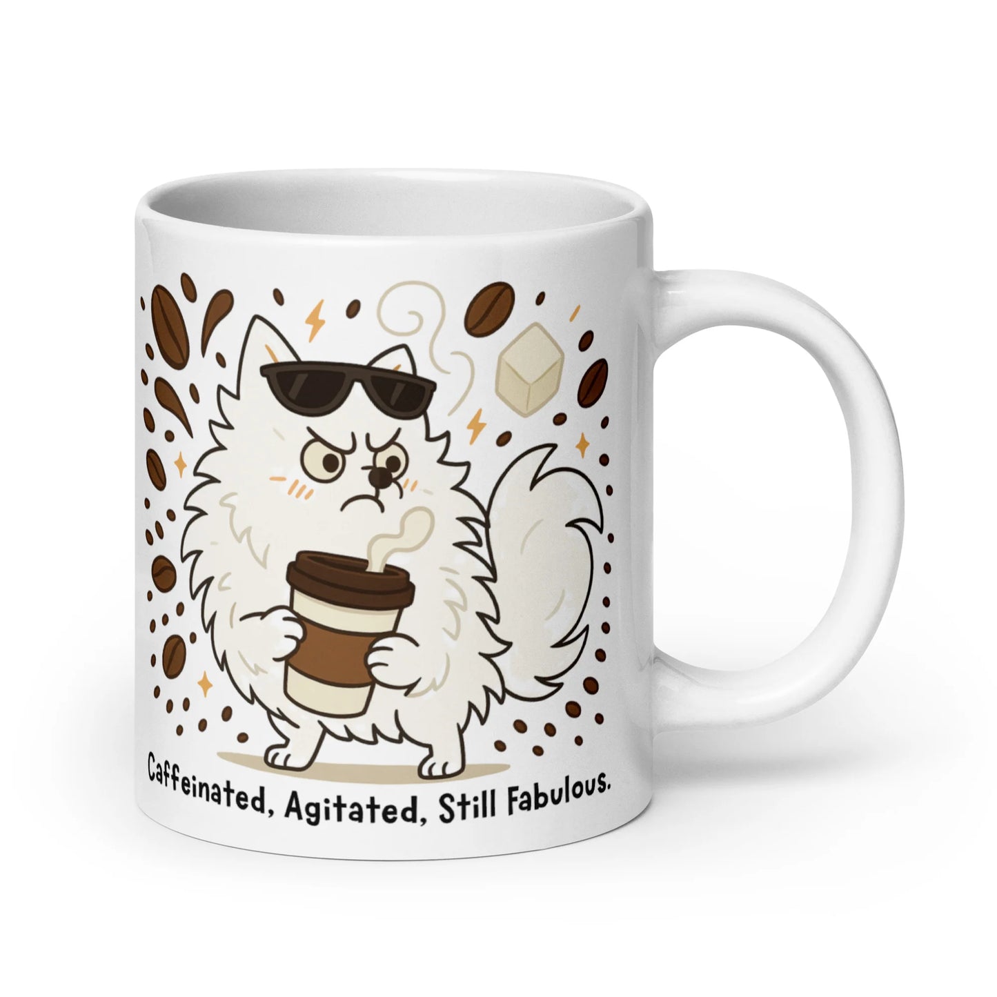 Pomeranian – Caffeinated, Agitated, Still Fabulous