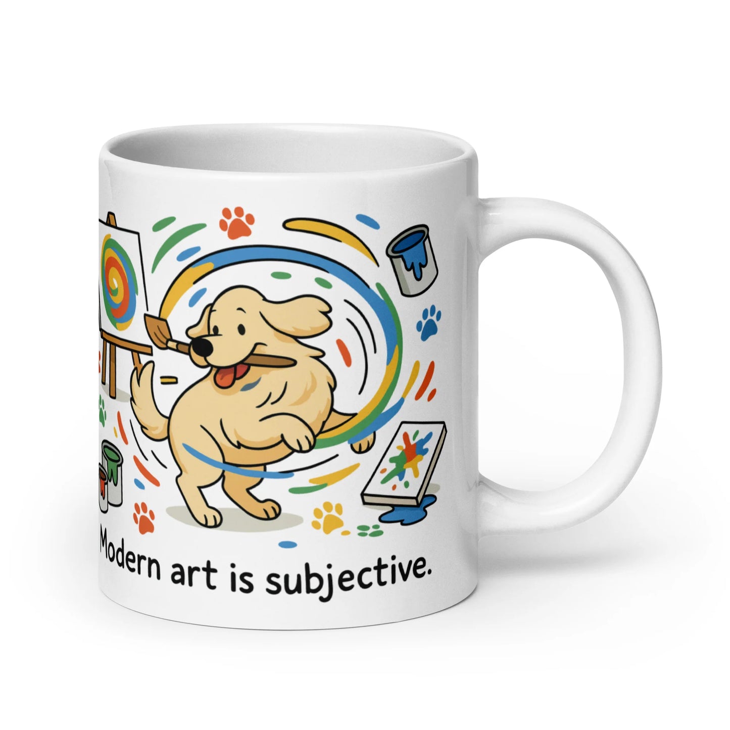 Golden Retriever – Modern Art is Subjective