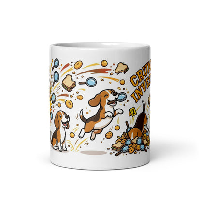 White Glossy Mug 11oz Front View