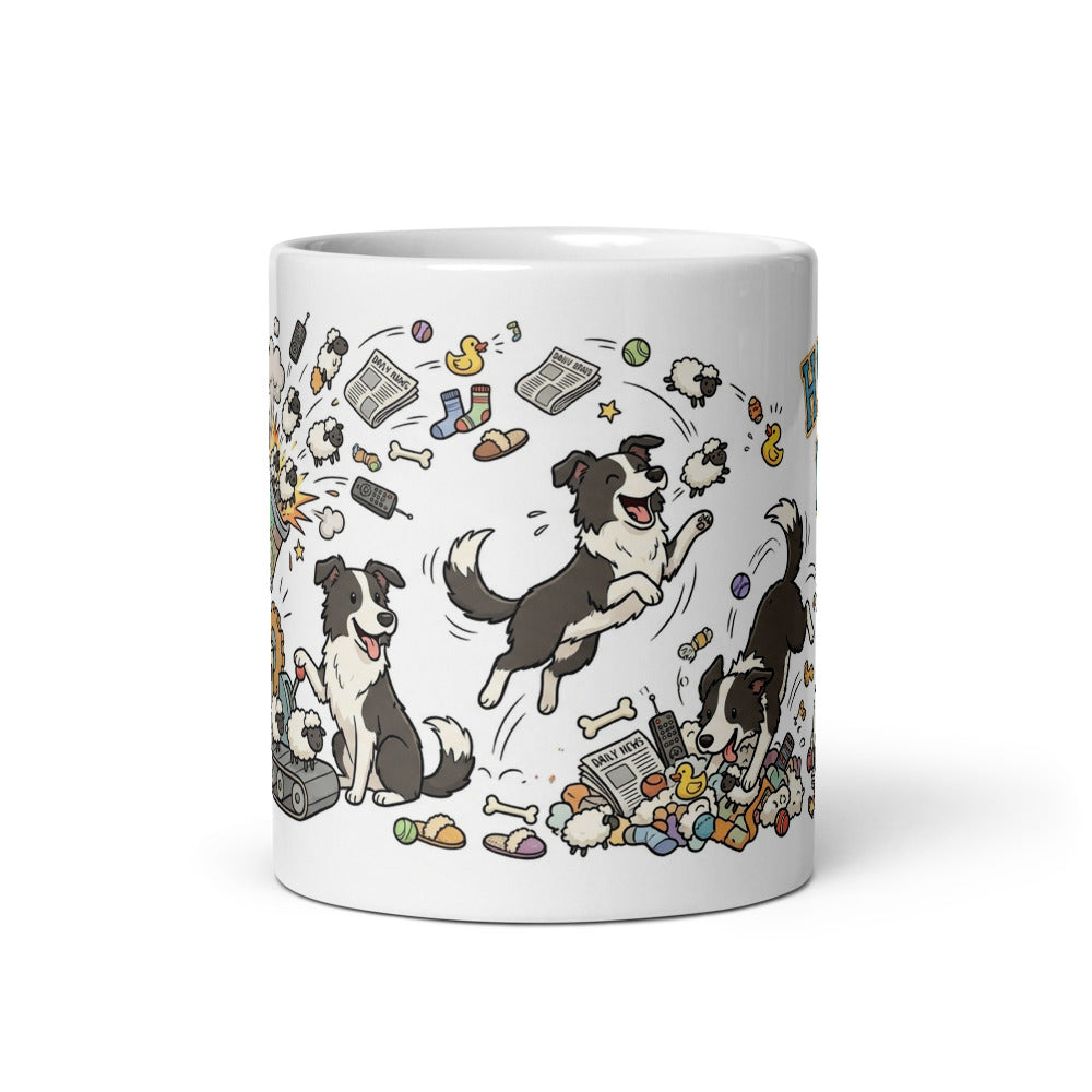 White Glossy Mug 11oz Front View