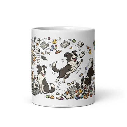 White Glossy Mug 11oz Front View