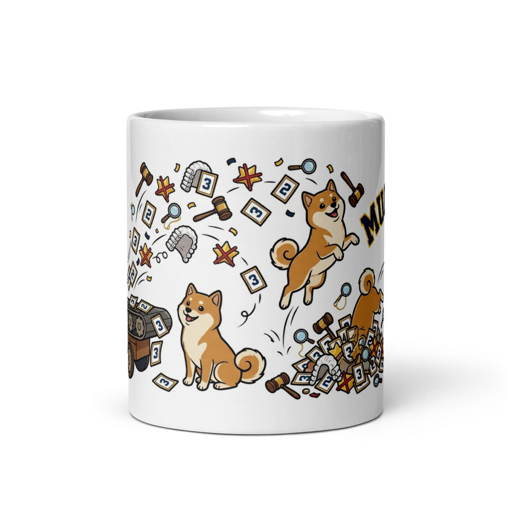 White Glossy Mug 11oz Front View