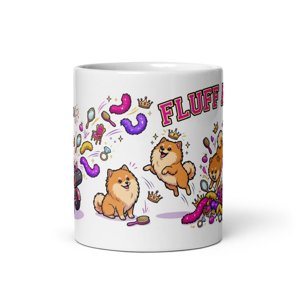 White Glossy Mug 11oz Front View