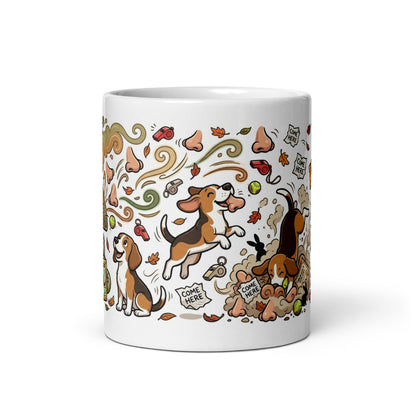 White Glossy Mug 11oz Front View
