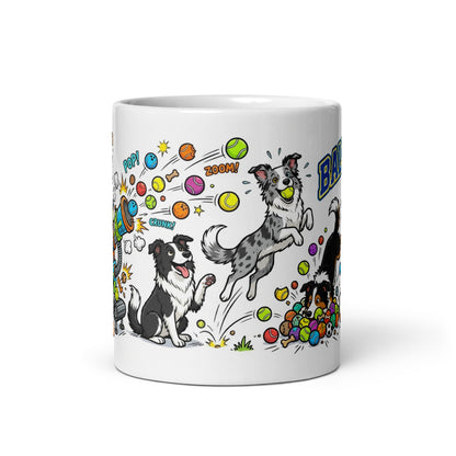 White Glossy Mug 11oz Front View