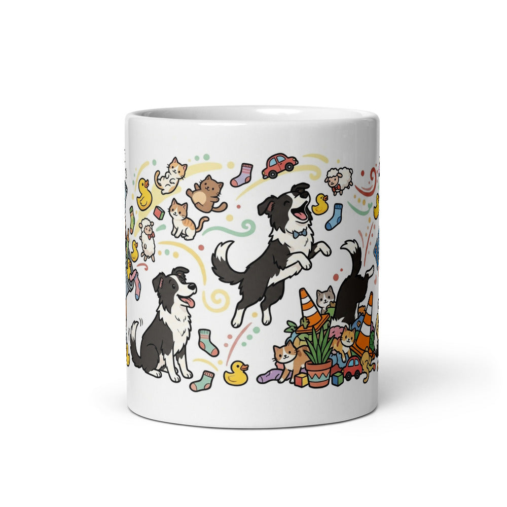 White Glossy Mug 11oz Front View