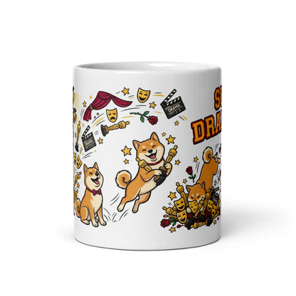White Glossy Mug 11oz Front View