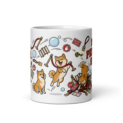 White Glossy Mug 11oz Front View