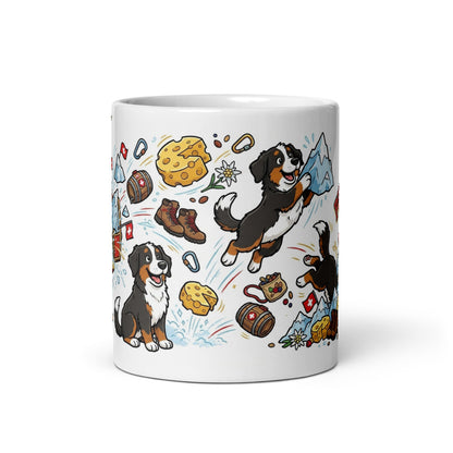 White Glossy Mug 11oz Front View