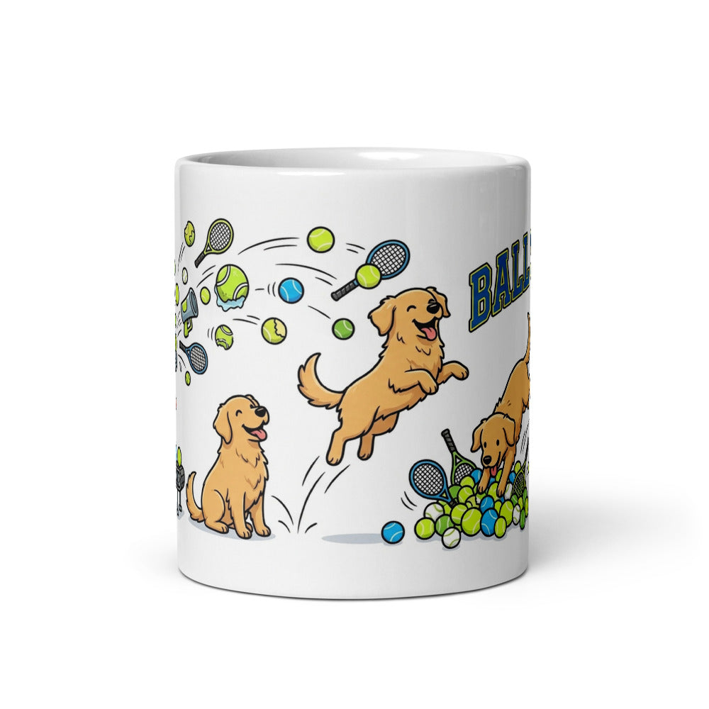 White Glossy Mug 11oz Front View