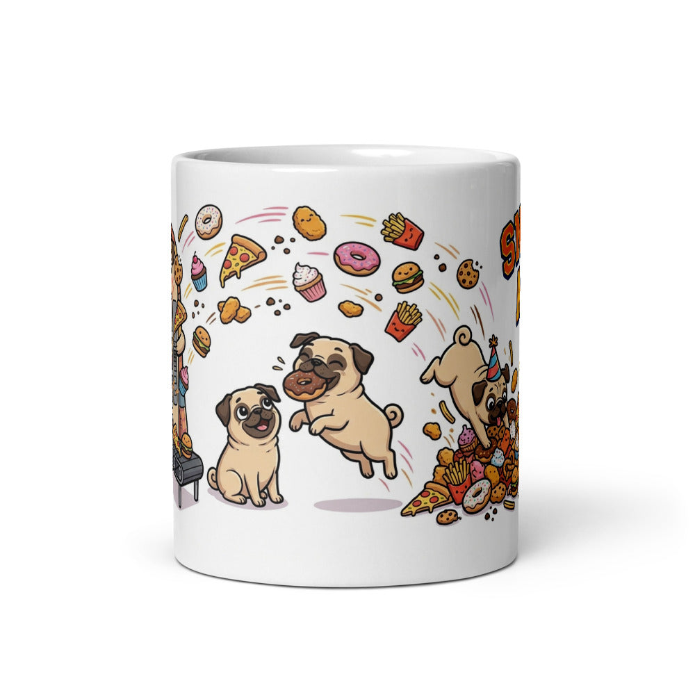 White Glossy Mug 11oz Front View
