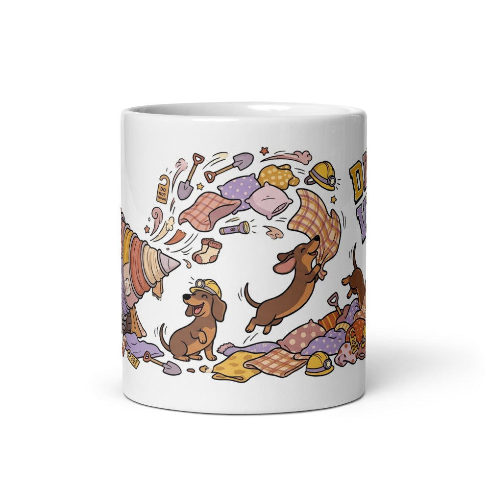 White Glossy Mug 11oz Front View
