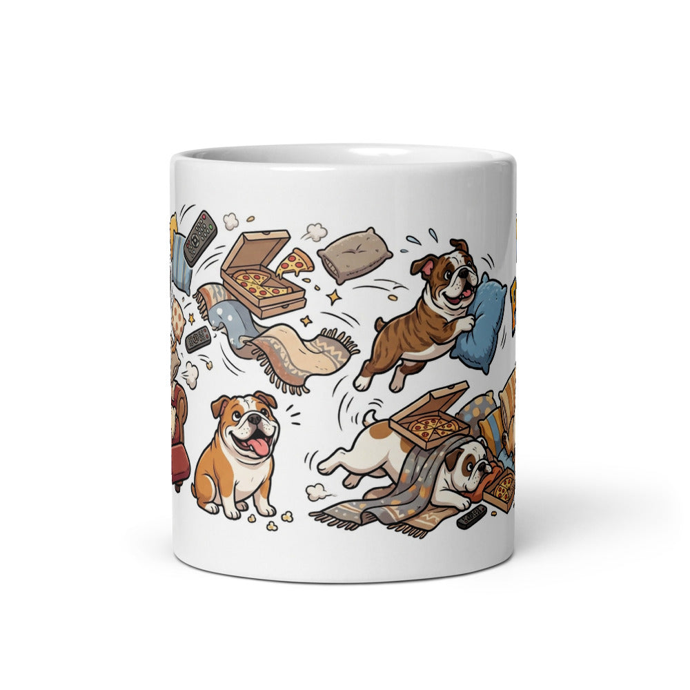 White Glossy Mug 11oz Front View
