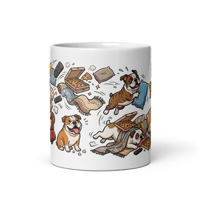 White Glossy Mug 11oz Front View