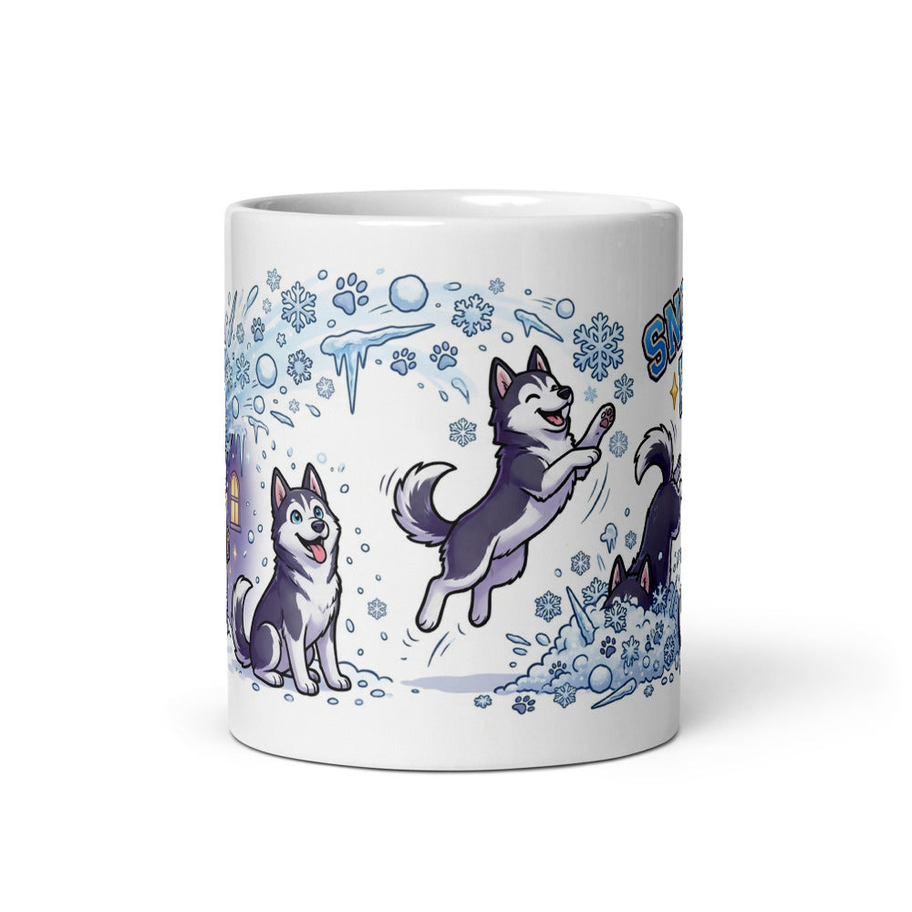 White Glossy Mug 11oz Front View