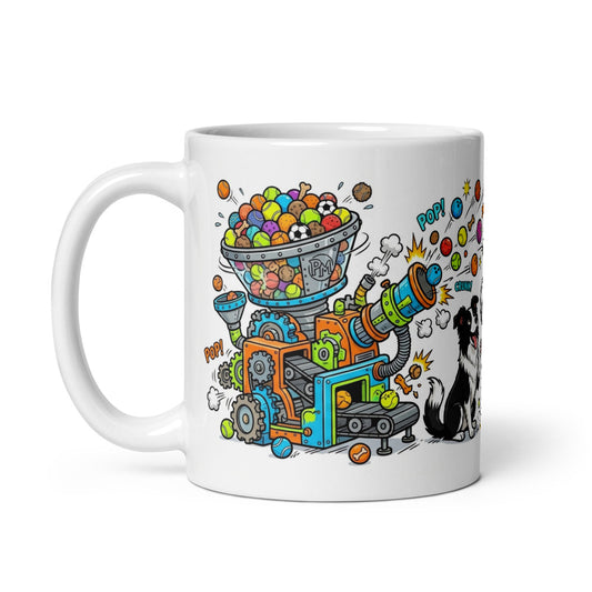 White Glossy Mug 11oz Handle On Left