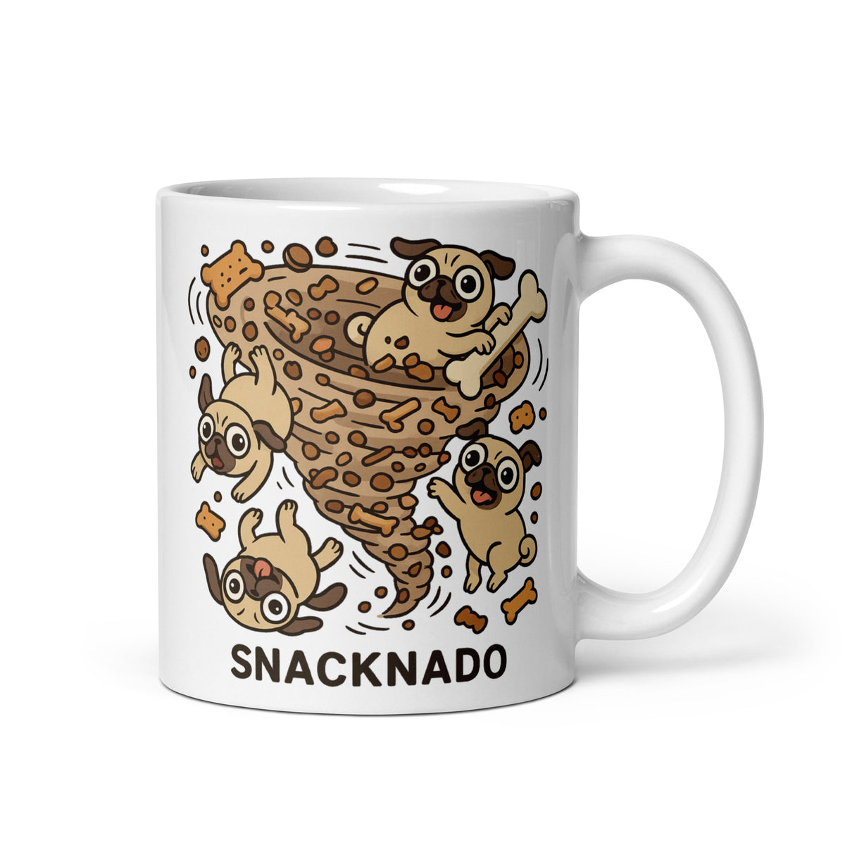 Pug Snacknado mug