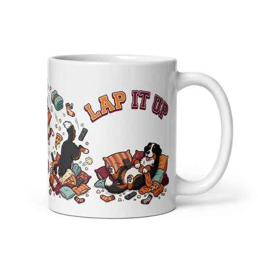 White Glossy Mug 11oz Handle On Right