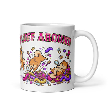 White Glossy Mug 11oz Handle On Right