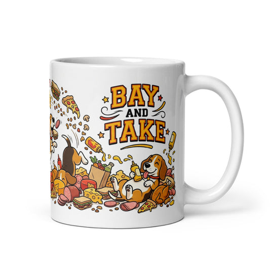 White Glossy Mug 11oz Handle On Right
