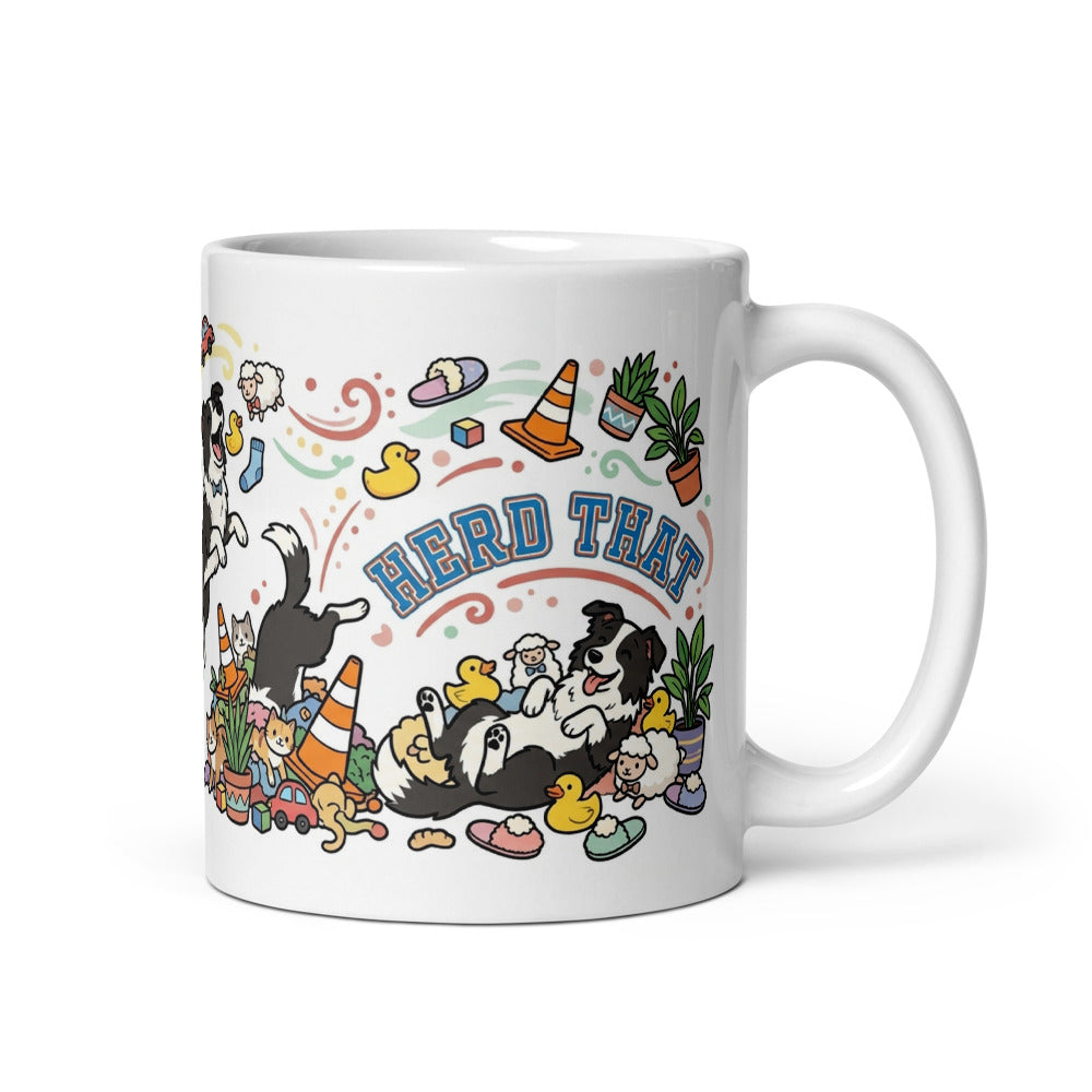 White Glossy Mug 11oz Handle On Right