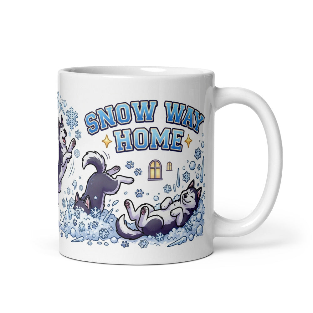 White Glossy Mug 11oz Handle On Right