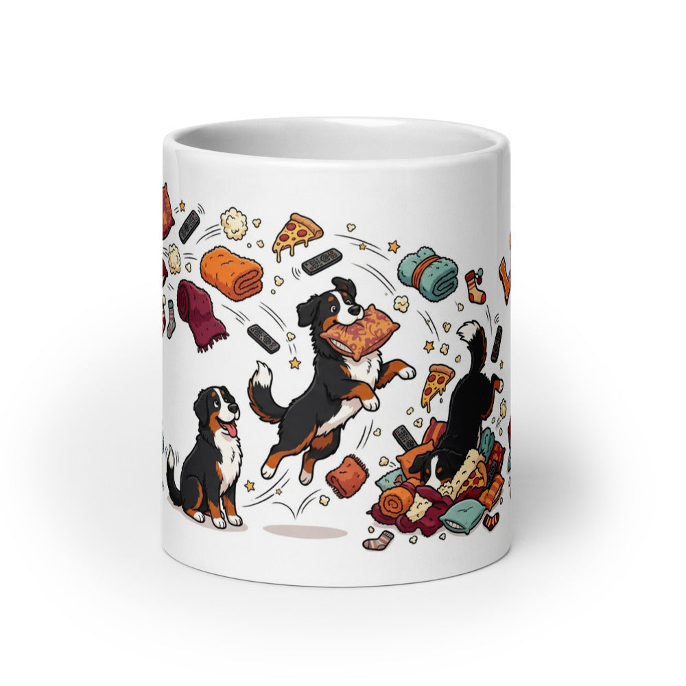 White Glossy Mug 20oz Front View