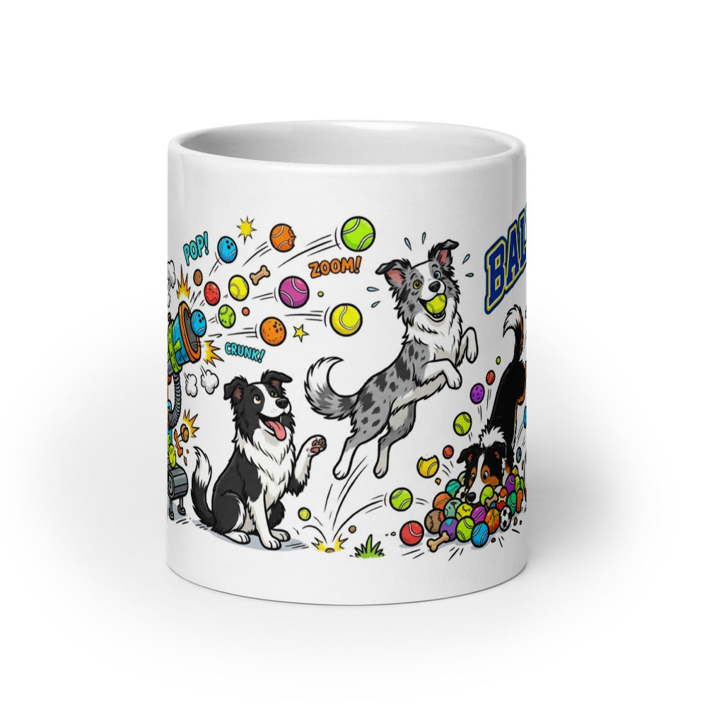 White Glossy Mug 20oz Front View