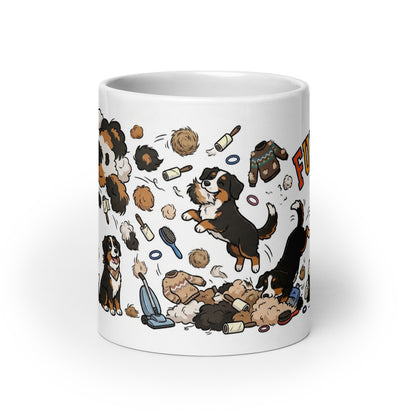 White Glossy Mug 20oz Front View