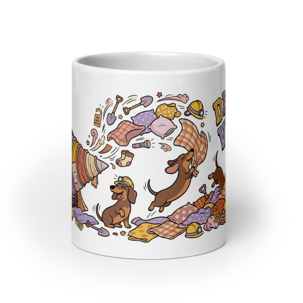 White Glossy Mug 20oz Front View