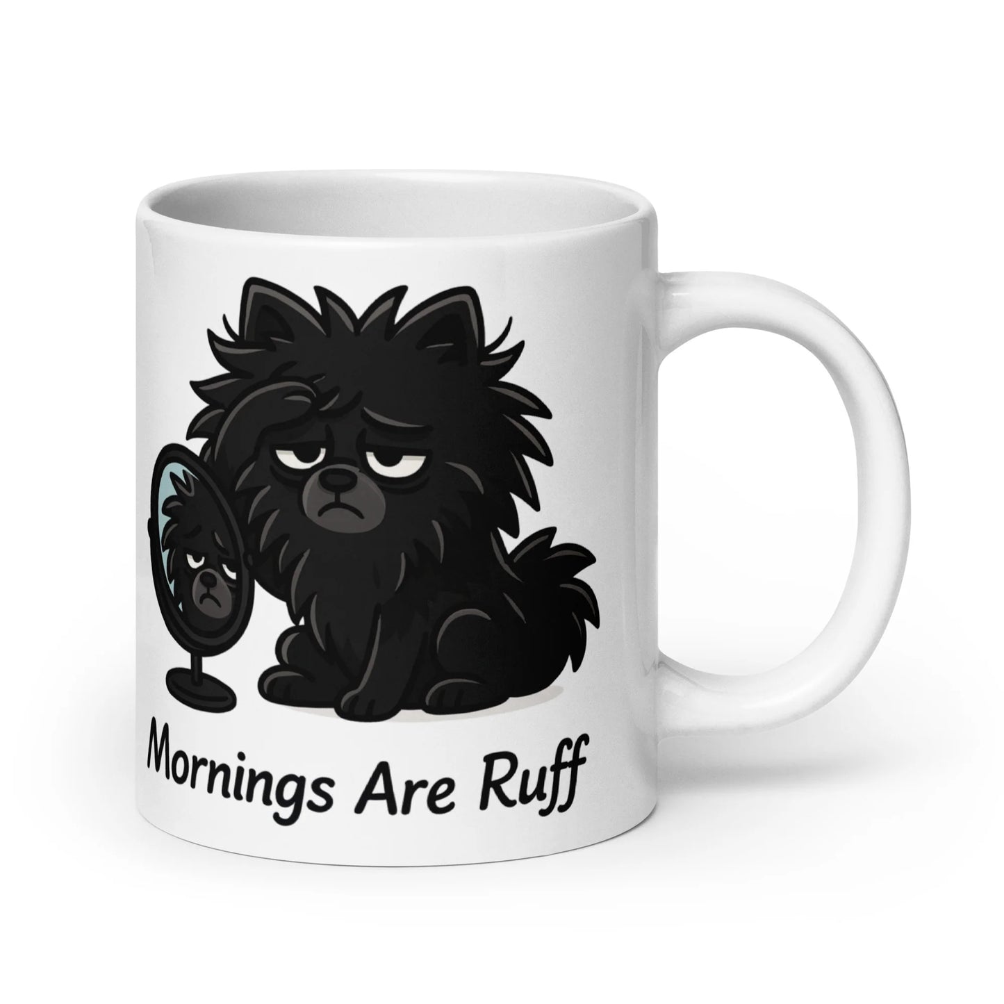 Pomeranian – Mornings Are Ruff