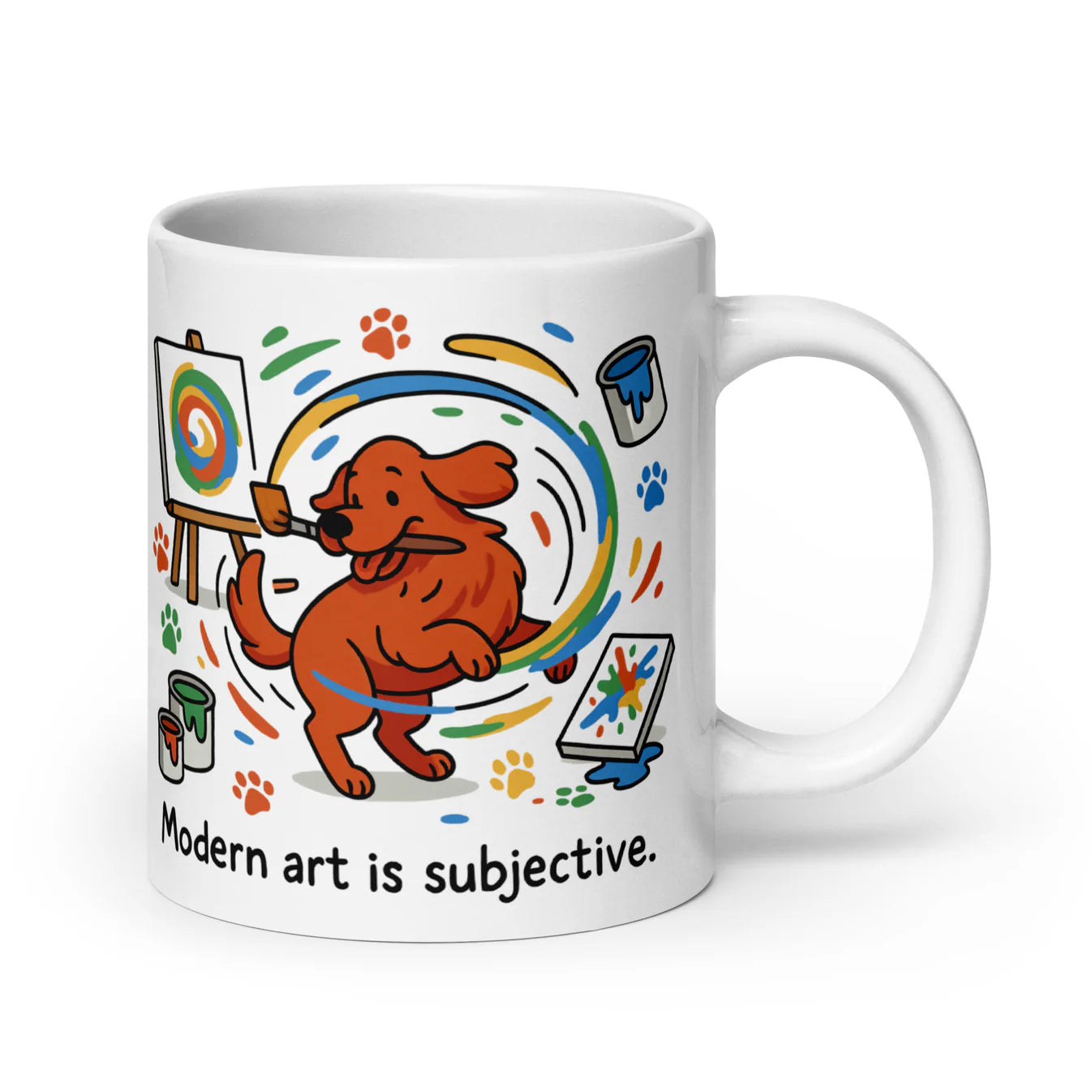 Golden Retriever – Modern Art is Subjective