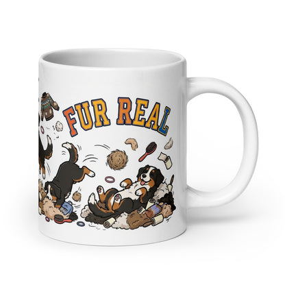 White Glossy Mug 20oz Handle On Right
